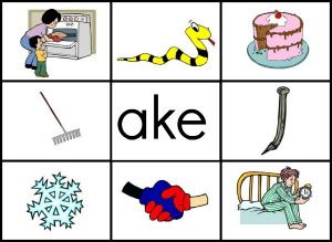 寻找免费的长元音印刷?买一套11字的家庭垫子和卡片。