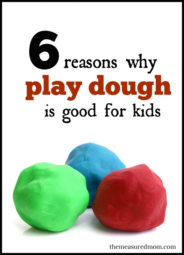 Yeah, there's the mess. But play dough activities are so good for kids. Especially because of #6! 是的,有一团糟。但是玩面团活动对孩子们这么好。特别是因为#6!