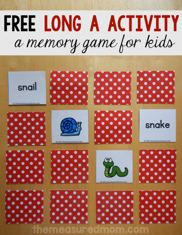 这是一个免费的长游戏!打印一套24对配对，以帮助您的孩子学习阅读和拼写长单词。