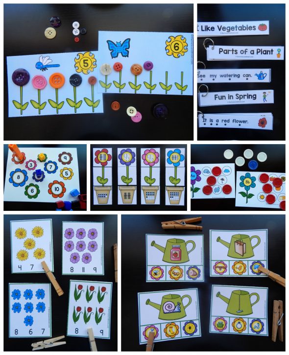 正在为学龄前儿童和幼儿园儿童寻找春季活动?这一套巨大的可印刷书籍,游戏,和更多是你需要的!