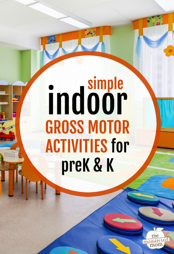 It's hard to know what to do with active kids on a rainy day! Thankfully, this post has a huge variety of indoor gross motor activities for preschool and kindergarten. No more crazies! #grossmotor #preschool #kindergarten #rainyday #largemotor 寻找您的学习者可以在室内进行的简单大动作活动?这里是超级清单!