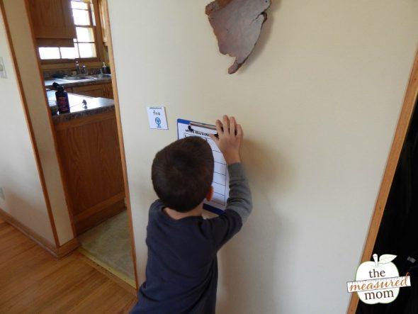 填写房间记录表