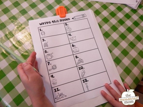 Print this free write the room activity for short i words - in three levels of difficulty!