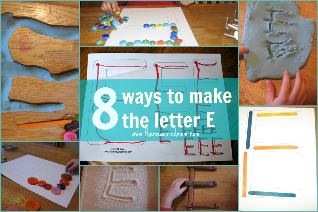 写字母E的8种方法