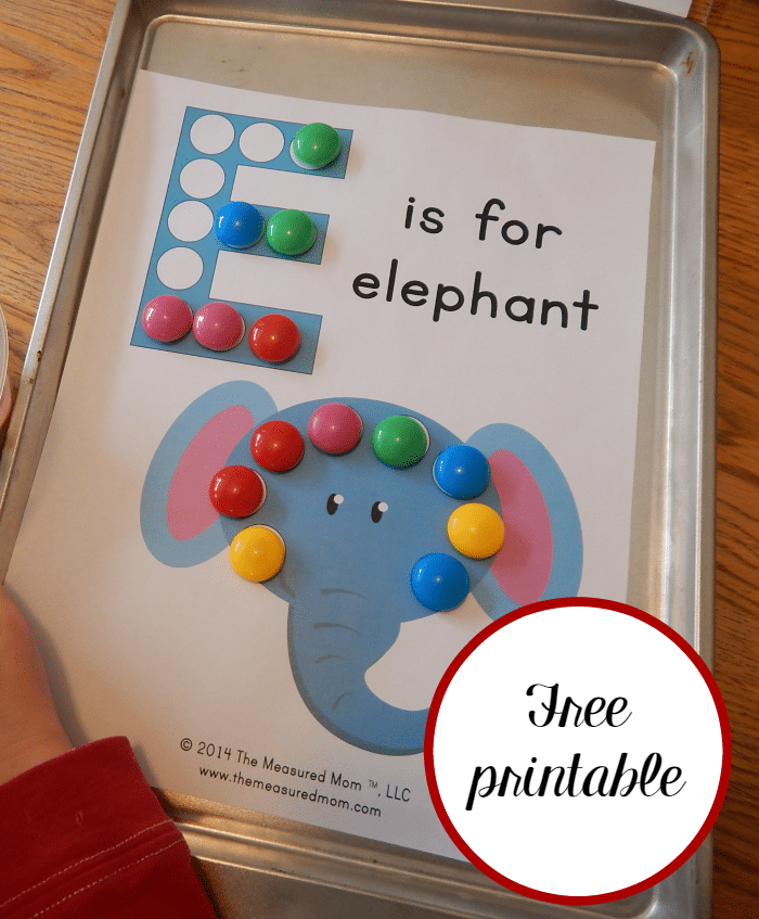 打印此免费字母E可打印用于精细电机技能和信函学习乐趣！