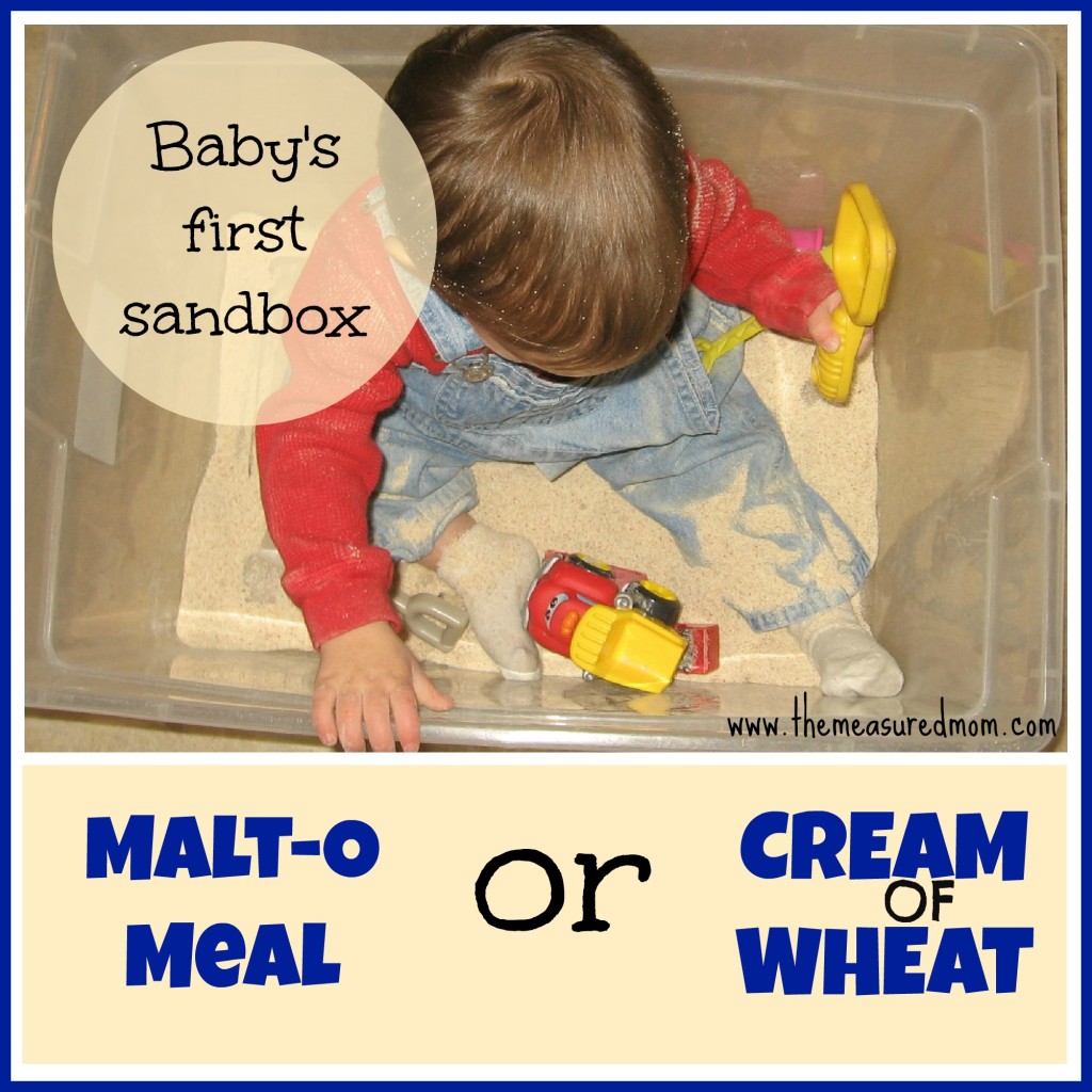 宝宝的第一个沙箱 - 测量的妈妈