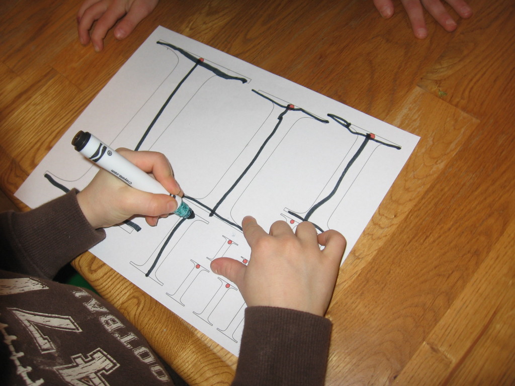 孩子写我的写信我工作表