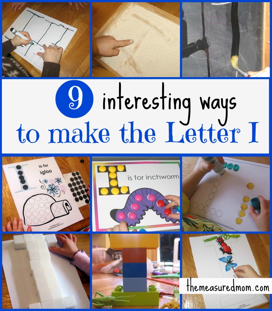 制作字母的方法 - 测量的妈妈