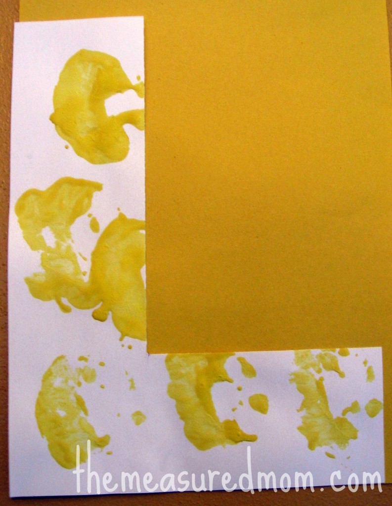 柠檬打印“L”
