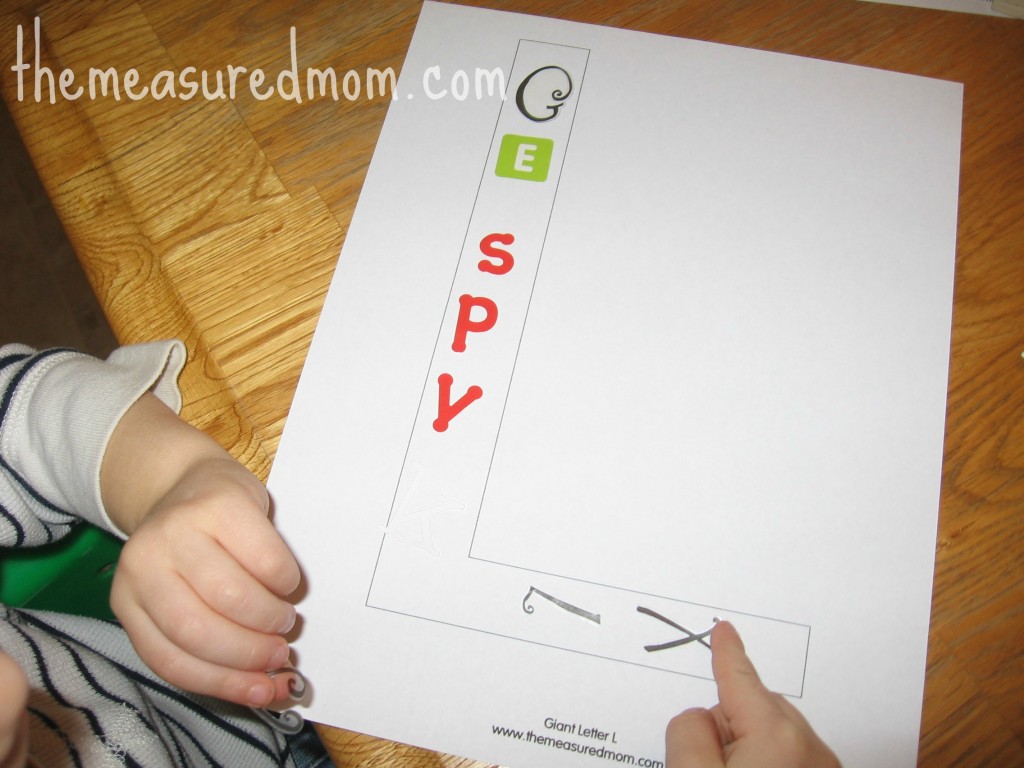 我用字母贴纸做的