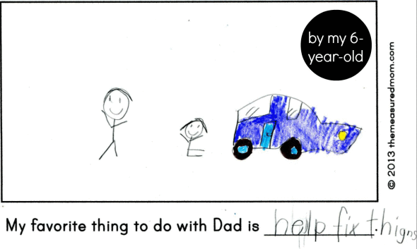 还在寻找自制父亲节礼物的点子吗?这本关于爸爸的书在我们家很受欢迎!