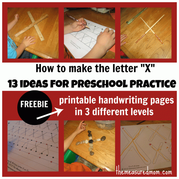 学习 - 写 - 字母-X --- 13型想法 - 幼儿园---测量 - 妈妈 - （2）