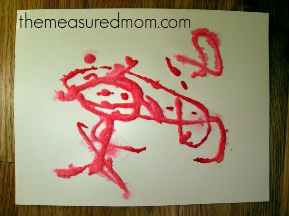 字母W咸水彩工艺