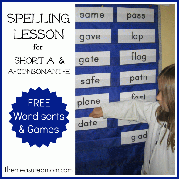 想找个教训帮你教一个长单词吗？这节课提供了很多教短a和a辅音e单词的方法。包括免费印刷品！