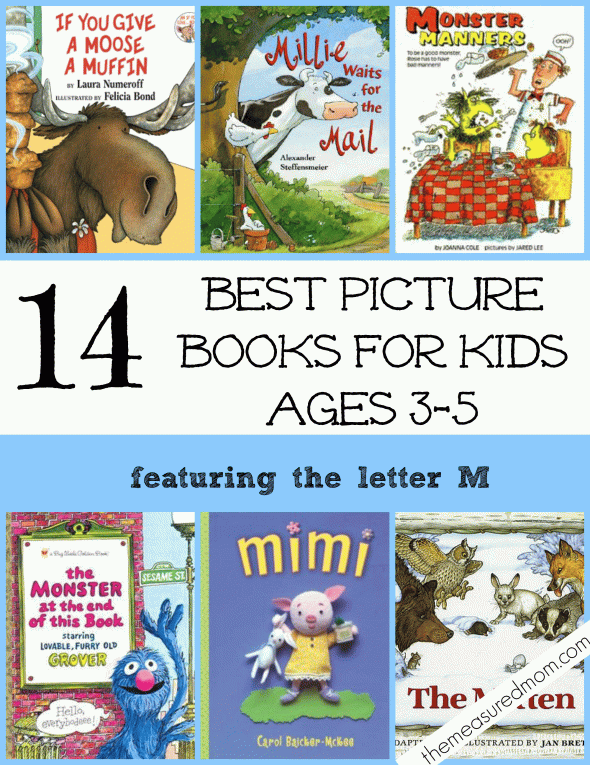 这些学龄前儿童的图画书很适合和你的字母M活动一起阅读。这个列表里有这么多搞笑的书!