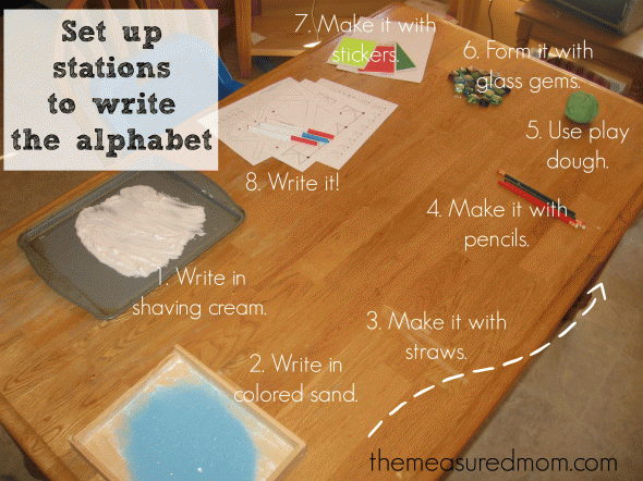 看看这篇文章，看看如何用创造性的方法教孩子们写字母!