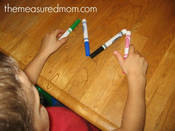 学龄前儿童的有趣笔迹练习（3） - 测量的妈妈