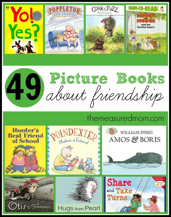 如果您正在寻找孩子的友谊活动，您将热爱这种关于友谊的书籍列表！Amos＆Boris是我最喜欢的。