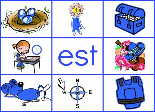 你会在这篇文章中找到7个免费的单词家庭活动- 7 read 'n stick mats for short e!