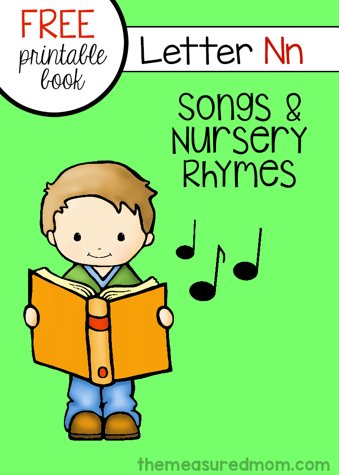 打印您的免费信件押韵和歌曲的字母N！