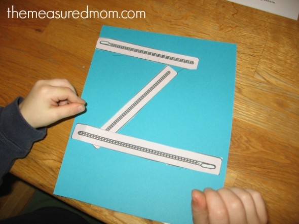 制作字母z（5） - 测量的妈妈