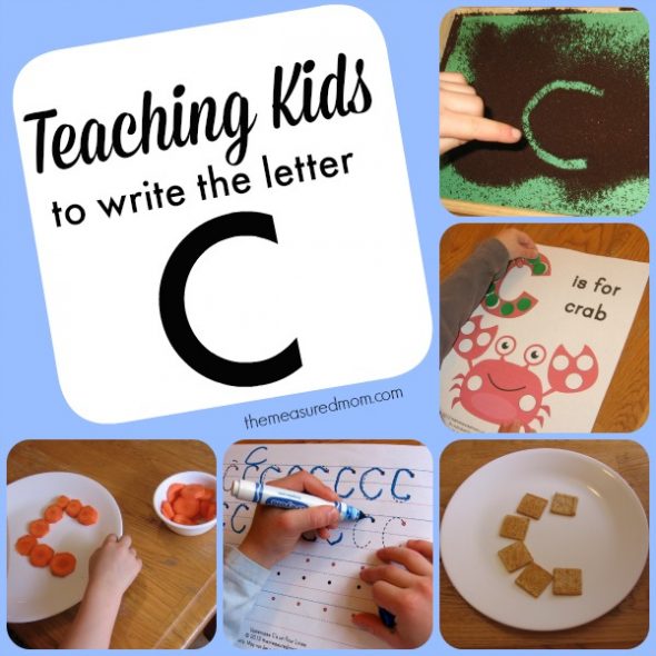 教孩子们写字母C——有度量的妈妈