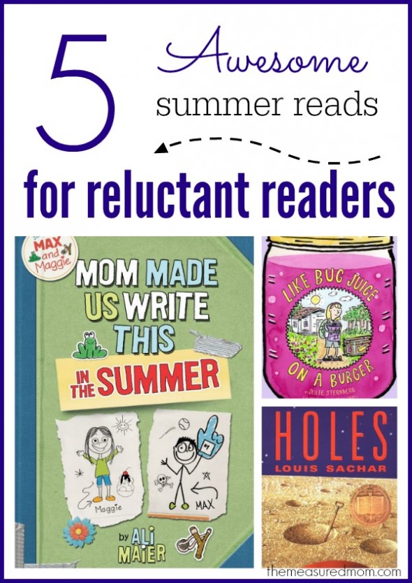 查看这5个夏季主题书籍，为不情愿读者！伟大的儿童8-12岁。