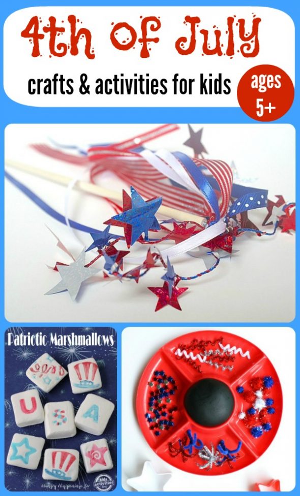 7月4日为孩子们的工艺品