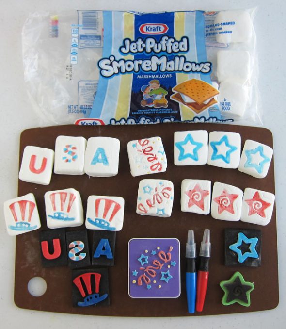 7月4日工艺品 - 爱国棉花糖