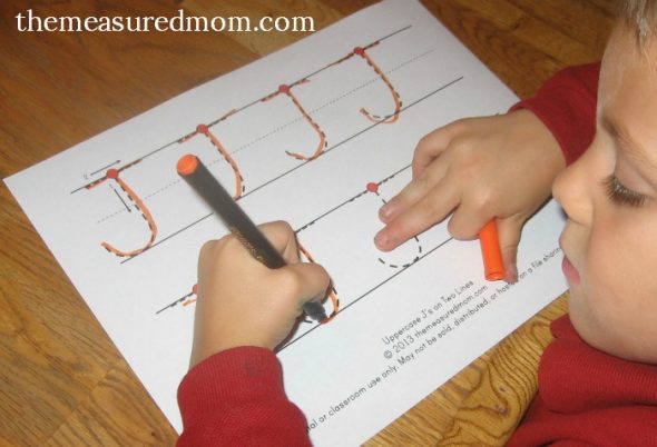 字母j手写第2页