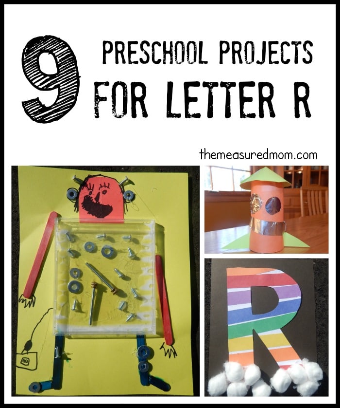 我们为幼儿园准备了各种各样的字母R工艺品和艺术项目!