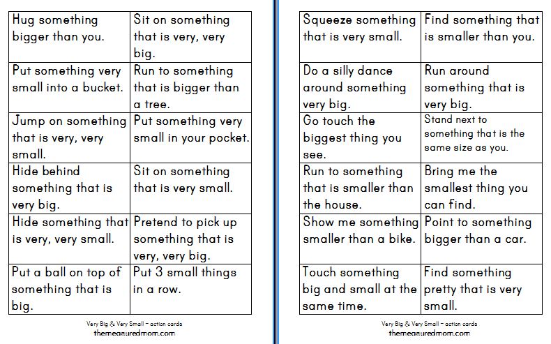 查看我们的十个大小的幼儿园 - 无需这些有趣尺寸活动所需的打印墨水！