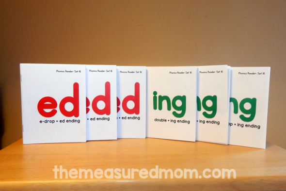 教孩子们用这些免费书籍用ED和ENG结尾阅读单词！