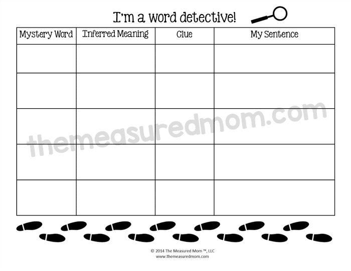 这节推理课将给孩子们词汇策略，让他们利用线索来理解单词的意思。