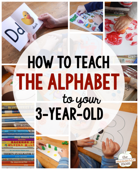 如何将字母教授到3岁的孩子