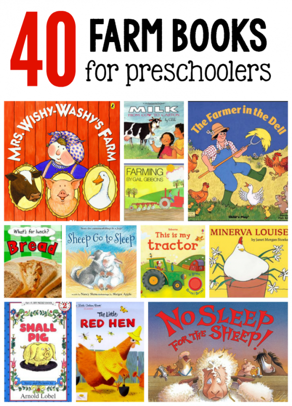 这些学龄前儿童的农场书籍在学龄前农场主题期间很高兴阅读！