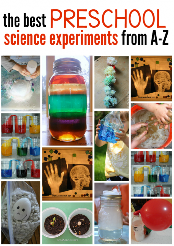 这些是来自A-Z的学龄前儿童最喜欢的科学实验！