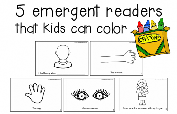 5个突出的读者，孩子们可以彩色