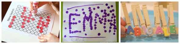 看看这些简单的学前班和幼儿园的命名活动——我喜欢它们这么快就开始了!