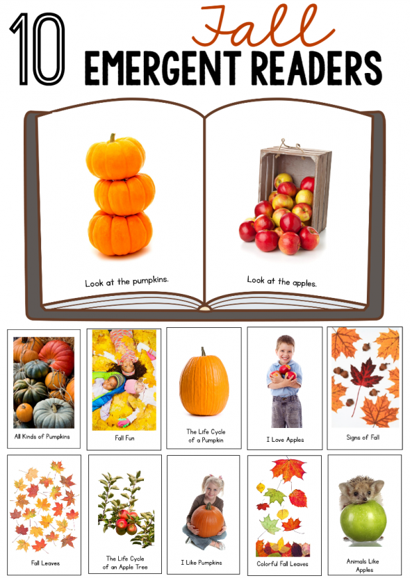 寻找幼儿园的秋季主题？你会喜欢这个南瓜，叶子和苹果主题的这个巨大的资源，用于学龄前和幼儿园！