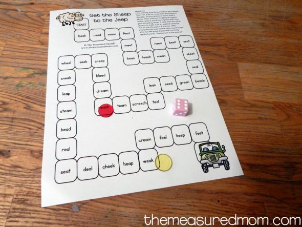 这是ee单词和EA单词的一个伟大的拼写游戏！