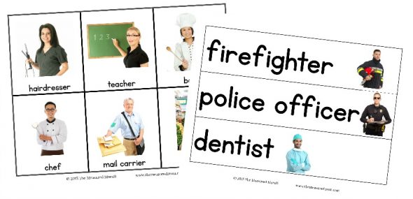 图片卡和袖珍图表句子图片2