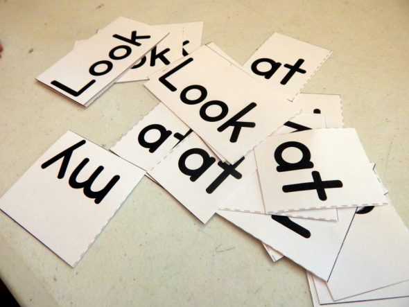 这个免费的社区帮助者活动只是帮助孩子学习印刷品和基本景点词语的概念！