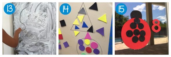 当为幼儿园规划学习中心时，简单是最好的!看看这15个超级简单的学前学习中心-包括免费打印!