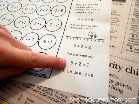 9没有准备加入游戏教授加法策略！幼儿园和一年级的伟大涂层活动！