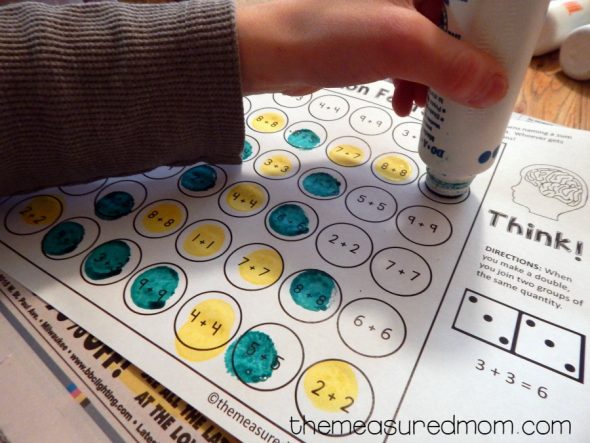 9没有准备加入游戏教授加法策略！幼儿园和一年级的伟大涂层活动！