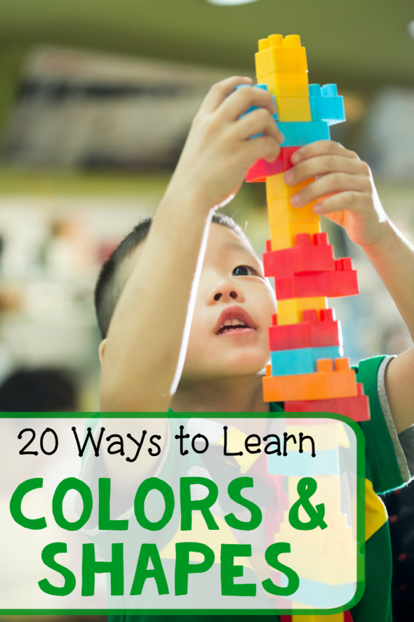 20种学习颜色和形状的方法