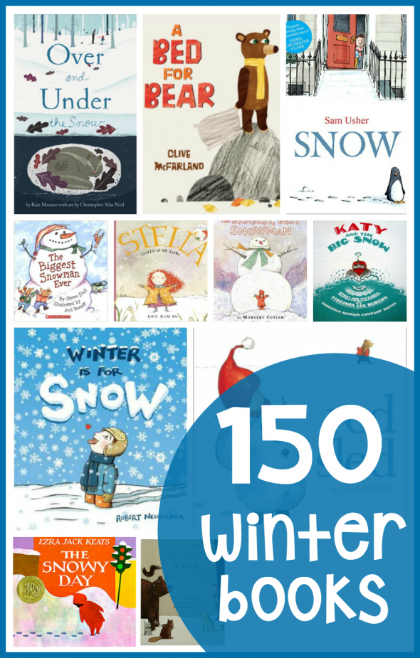 在这个有用的帖子中查找超过150本冬季书籍，幼儿园！