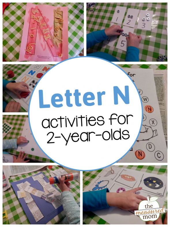 寻找2岁儿童的简单字母N活动？在我们的一周偷看！