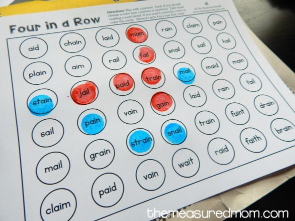 下载这套三个没有准备游戏，以便阅读AI和AY单词！